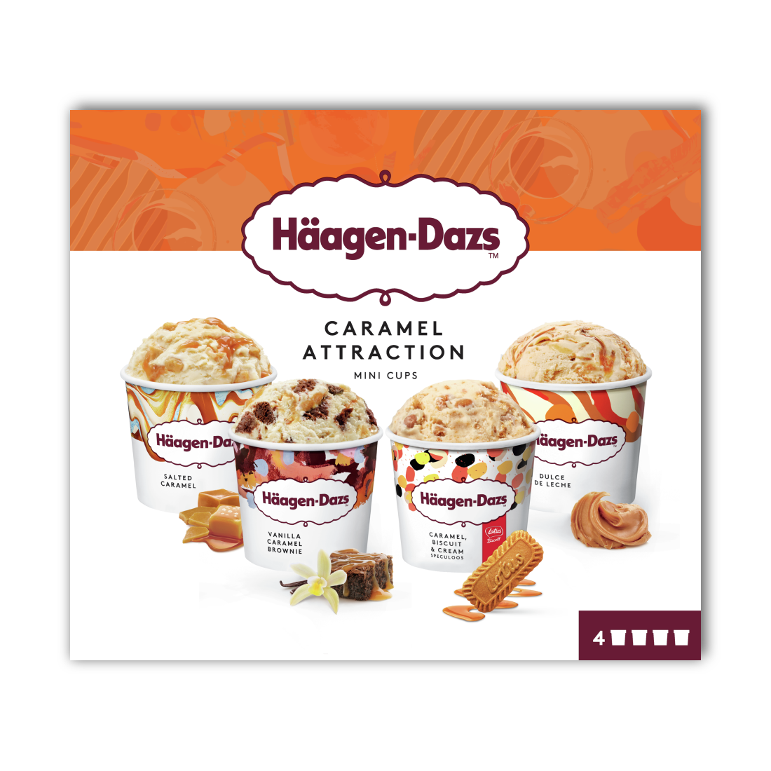 Caramel Mini Cup Multipack